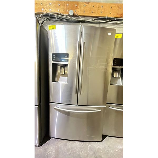 SAMSUNG STAINLESS STEEL 36" W FRENCH DOOR BOTTOM FREEZER REFRIGERATOR