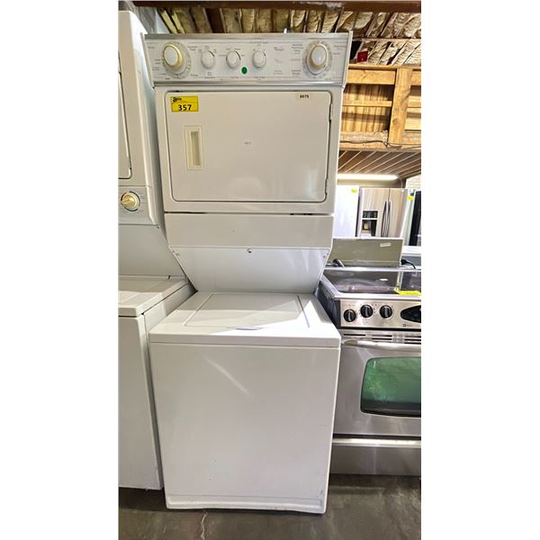WHIRLPOOL 27"W STACKING CLOTHES WASHER & DRYER