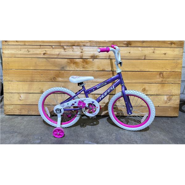 HUFFY SEASTAR KIDS BIKE WITH TRAINING WHEELS