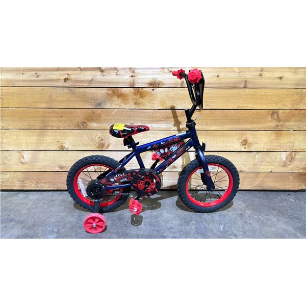 HUFFY MARVEL SPIDEY AMAZING FRIENDS KIDS BIKE WITH TRAINING WHEELS