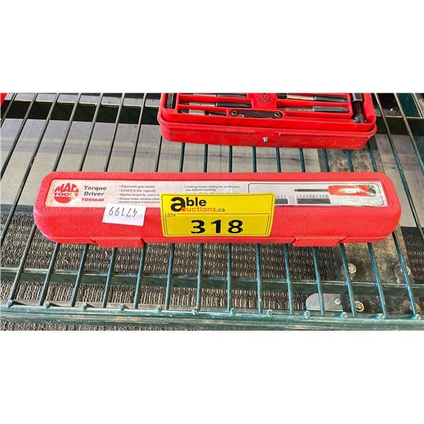 MAC TOOLS TD95640 TORQUE DRIVER IN A HARD TRANSPORT CASE