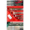 Image 2 : SNAP ON 5 PC DOUBLE END FLARE NUT WRENCH SET