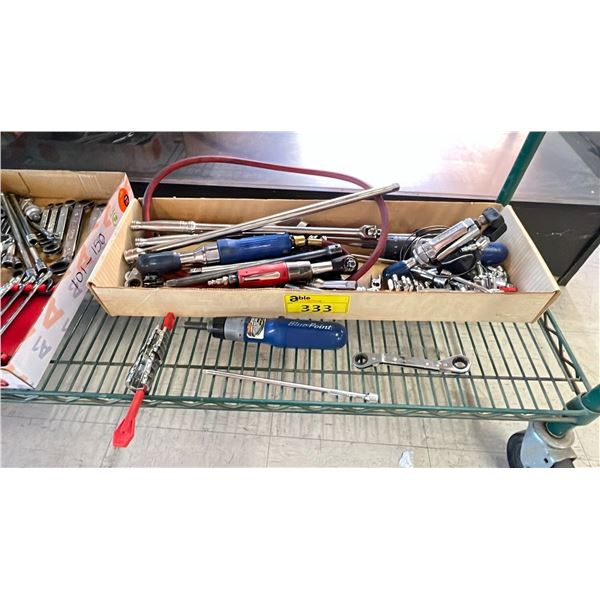SNAP ON/ BLUE POINT TORQUE WRENCHES, BOX END WRENCHES, RATCHETING WRENCHES, SOCKETS, SOCKET
