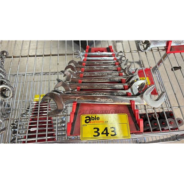 SNAP ON COMBINATION WRENCH SET *SOME MISSING*