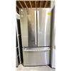 Image 1 : GE STAINLESS STEEL 36" W BOTTOM FREEZER FRENCH DOOR REFRIGERATOR - *WORKING CONDITION UNKNOWN*