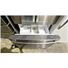 Image 3 : GE STAINLESS STEEL 36" W BOTTOM FREEZER FRENCH DOOR REFRIGERATOR - *WORKING CONDITION UNKNOWN*