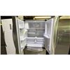 Image 2 : SAMSUNG STAINLESS STEEL 36" W BOTTOM FREEZER FRENCH DOOR REFRIGERATOR - *WORKING CONDITION UNKNOWN*