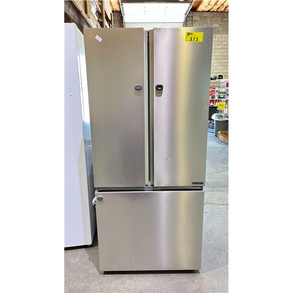 HISENSE STAINLESS STEEL 30" W BOTTOM MOUNT FRENCH DOOR FREEZER - *WORKING CONDITION UNKNOWN*