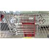 Image 1 : SNAP ON COMBINATION WRENCH SET *SOME MISSING*