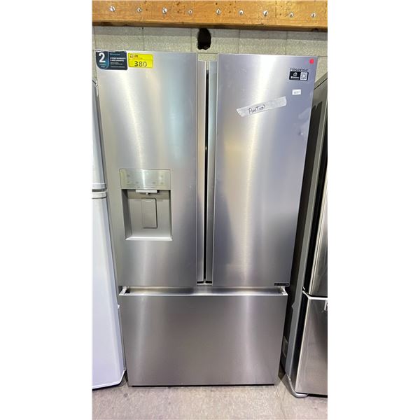 HISENSE STAINLESS STEEL 36" WIDE BOTTOM FREEZER FRENCH DOOR REFRIGERATOR