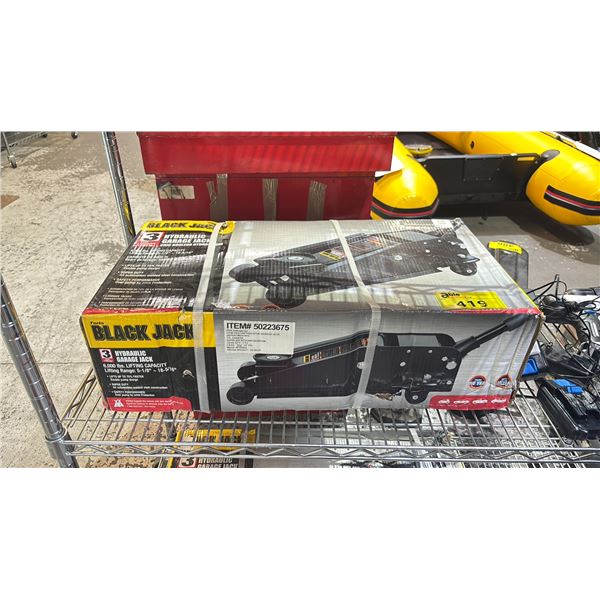 BLACK JACK 3 TON HYDRAULIC GARAGE JACK