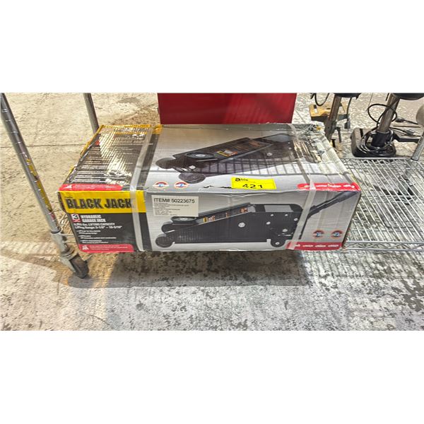 BLACK JACK 3 TON HYDRAULIC GARAGE JACK