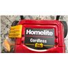 Image 2 : HOMELITE CORDLESS 24V LAWNMOWER WITH CHARGER - *NO GRASS BAG*