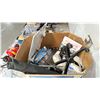 Image 2 : PALLET OF ASSORTED ITEMS INCLUDING: MARKET UMBRELLA, DRY ERASE BOARD, WHEEL MAKEOVER KIT & MORE