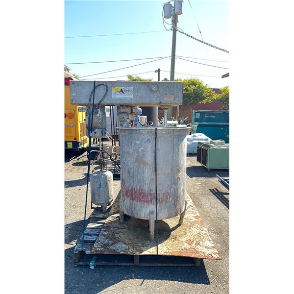 COWLES DISSOLVER MODEL W-24 WITH TANK 65" X 85" X 73"