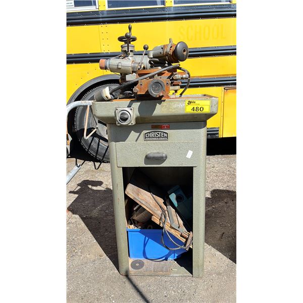CHRISTEN DRILL POINT GRINDER 250V 21" X 17.5" X 48"