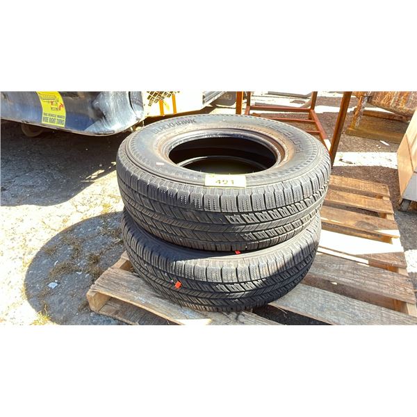 SET OF 2 BLACKHAWK HISCEND-H HT01 235/75R15 105S TIRES