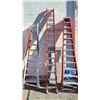 Image 2 : LOUISVILLE FE3228 HEAVY-DUTY 28'  FIBERGLASS EXTENSION LADDER - 300LBS LOAD CAPACITY