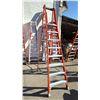 Image 2 : LOUISVILLE FXP10708 HEAVY-DUTY 8' FIBERGLASS PORTABLE STEP LADDER PINNACLE - 300LBS LOAD CAPACITY