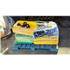Image 1 : PALLET OF NEPTUNE WATER METER SENSORS, PVC FITTINGS & PLASTIC STORAGE BINS