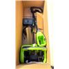 Image 2 : GREENWORKS PRO SS80L02 12" BRUSHLESS SNOW SHOVEL W/ DIRECTIONAL VANES