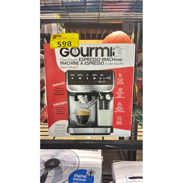 GOURMIA ONE-TOUCH ESPRESSO MACHINE