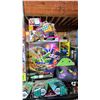 Image 3 : SHELF OF TOYS INCLUDING: MONSTER JAM SPEEDWAY, GLINDA SQUISHMALLOW, CRAYOLA BUBBLE WAND & MORE