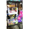 Image 3 : SHELF OF TOYS INCLUDING: LITTLE LIVE PETS TURTLE, DISNEY PRINCESS SWING BALL, STUFFED TOYS & MORE