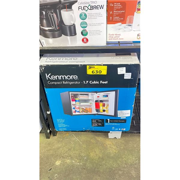 KENMORE 1.7 CU. FT. COMPACT REFRIGERATOR