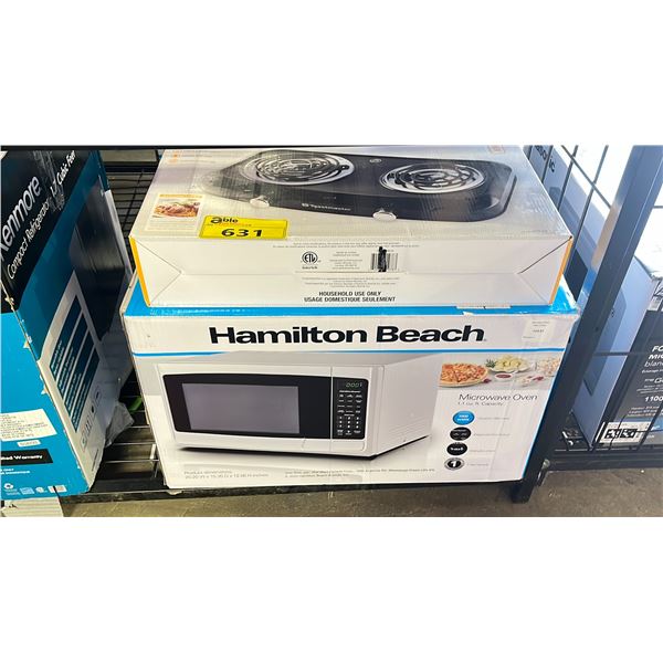 HAMILTON BEACH 1.1 CU. FT. MICROWAVE