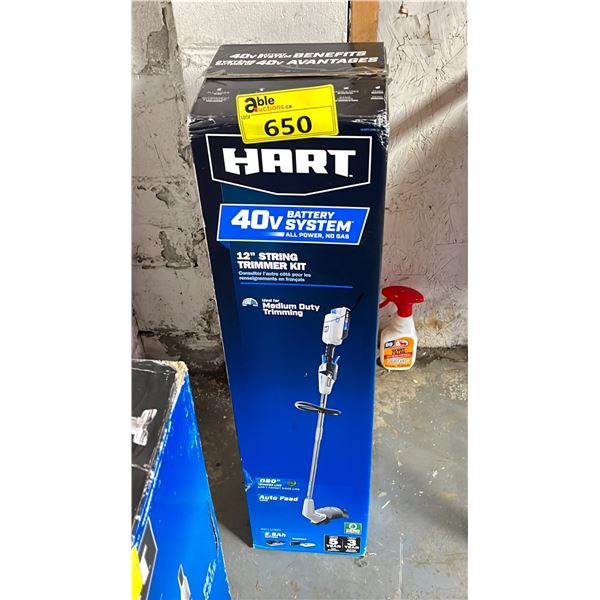 HART 12' STRING TRIMMER KIT