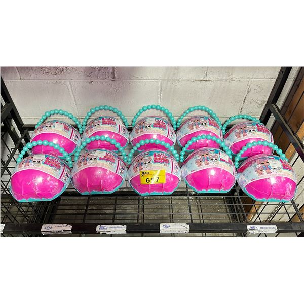 (10) LOL SURPRISE DELUXE BUBBLE SURPRISE SETS