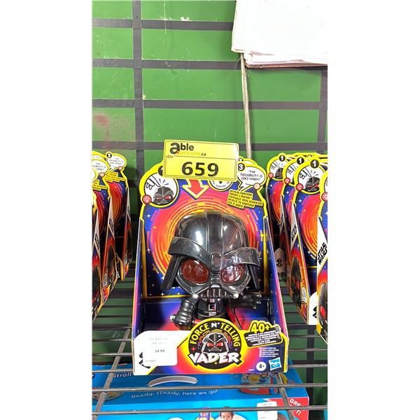 (4) STAR WARS FORCE & TELLING VADER TOYS