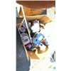 Image 1 : PALLET OF HOME GOODS INCLUDING: TOILET PAPER, CHAIR, PAPER SHREDDERS, PLANT POTS & MORE