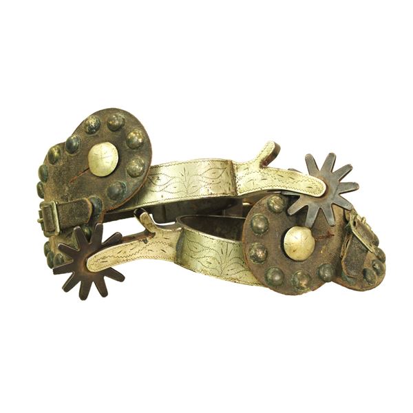 Crockett Booger Red Spurs