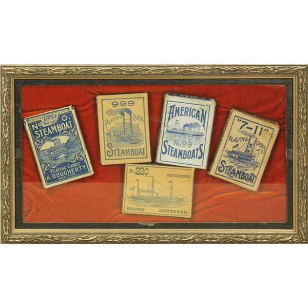 Steamboat Playing Card Display