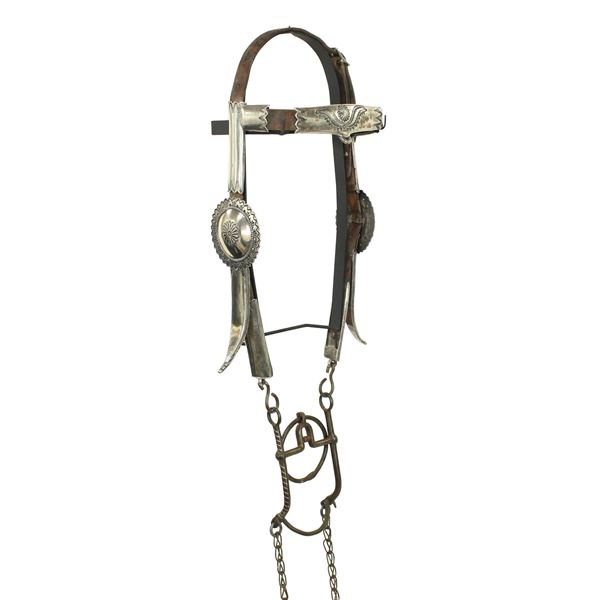 Navajo Silver Bridle