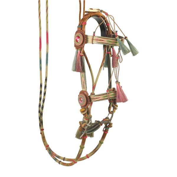 Incredible Pony Size Deerlodge Horsehair Bridle