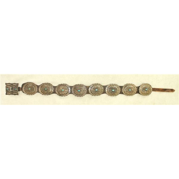 Navajo Silver Concho Belt