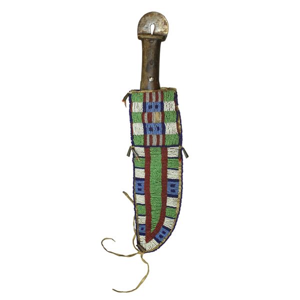 Northern Plains Beaded Knife Sheith
