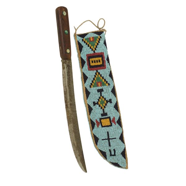 Plains Beaded Sheath