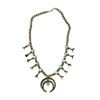 Image 1 : Navajo Squash Blossom Necklace