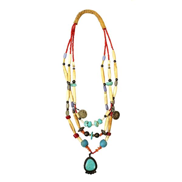 Beaded Indian Necklace