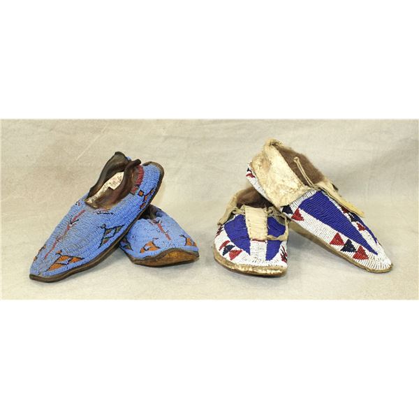Two Pair of Moccasins