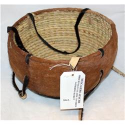 Muscalero Apache Hide Covered Gathering Baskets
