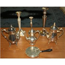 Lot of 7 Pcs, Silver Plated Items