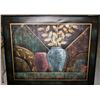 Image 1 : Framed Oil on Canvas of Vases