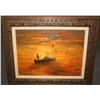 Image 1 : Framed Oil of Small Boat