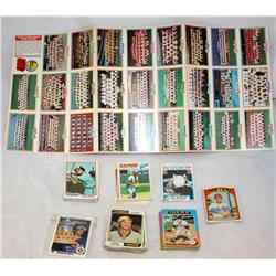 1978 Uncut Sheet of Team Cards & Collectible Cards