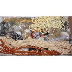 Box of Misc. Costume Jewelry